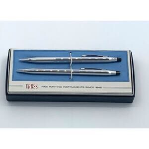 Cross Classic Century Chrome Pen and Pencil Set